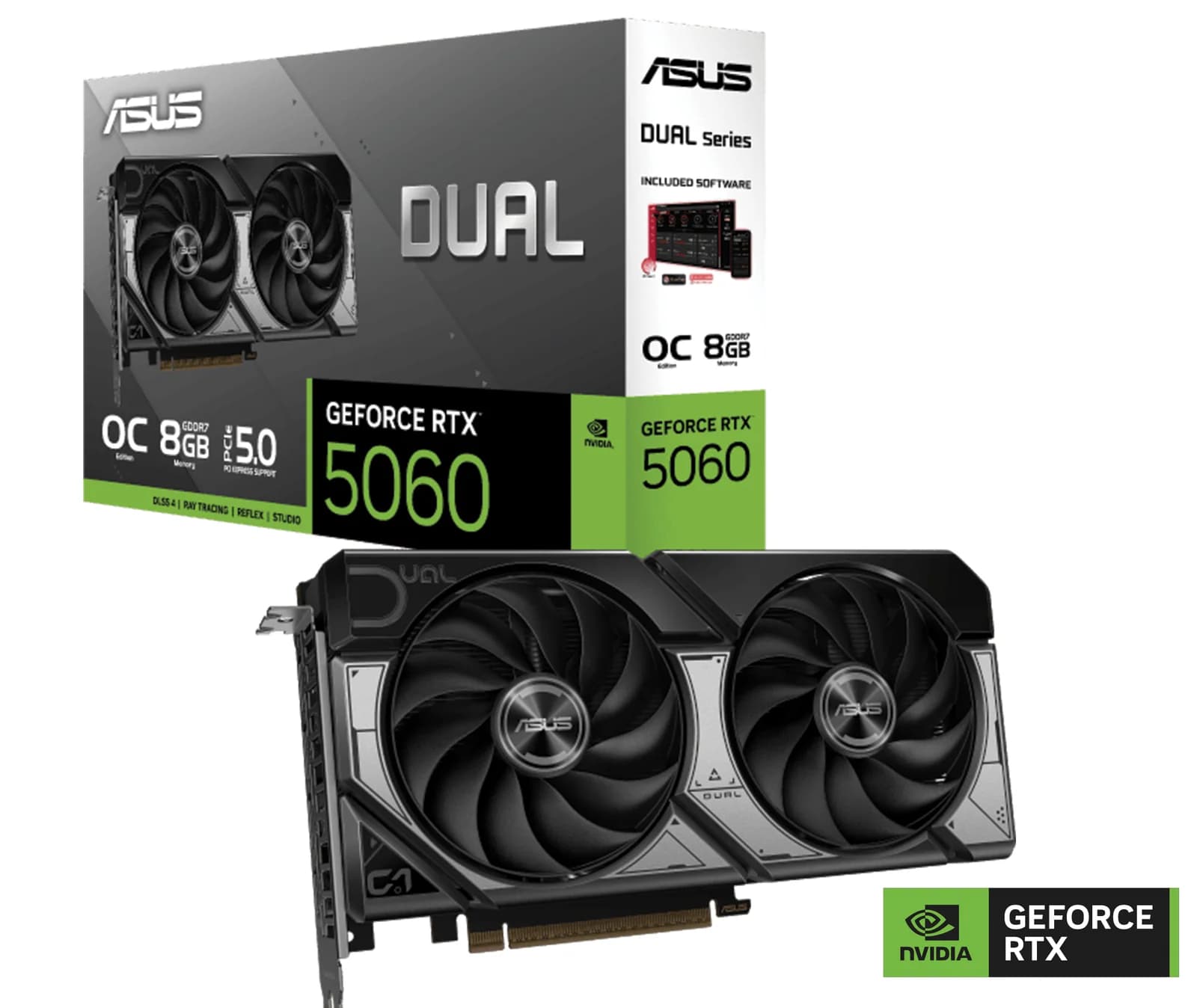 ASUS Dual GeForce RTX 5060 OC 8GB GDDR7
