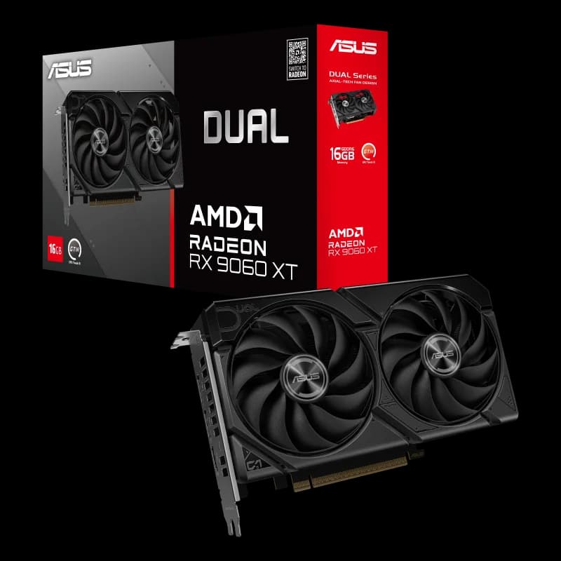 ASUS Dual Radeon RX 9060 XT 16GB GDDR6