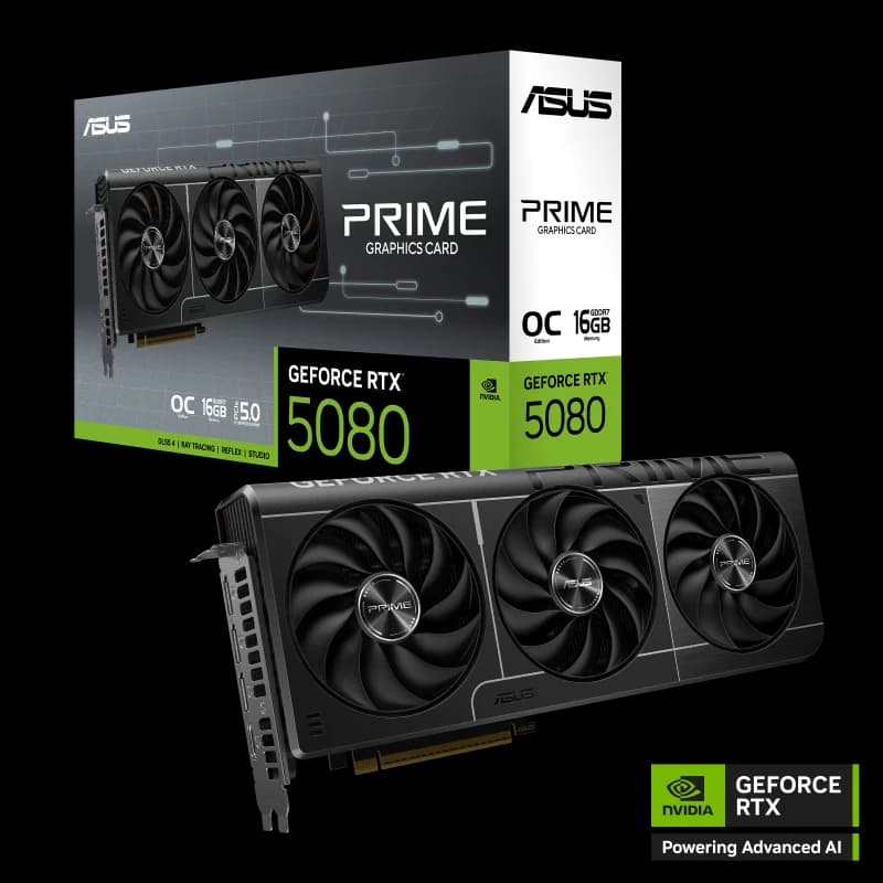 ASUS Prime GeForce RTX 5080 OC 16GB GDDR7 — 1