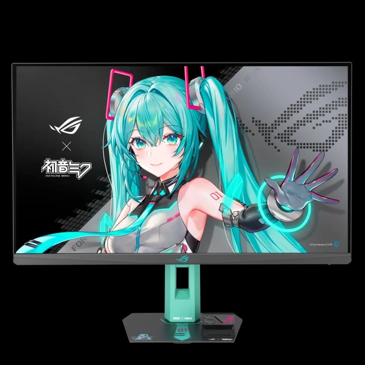 ASUS ROG Strix XG27ACMEG-G Hatsune Miku Edition QHD 260Hz Gaming Monitor