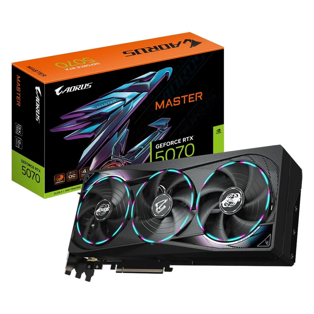 GIGABYTE AORUS GeForce RTX 5070 Master 12GB GDDR7