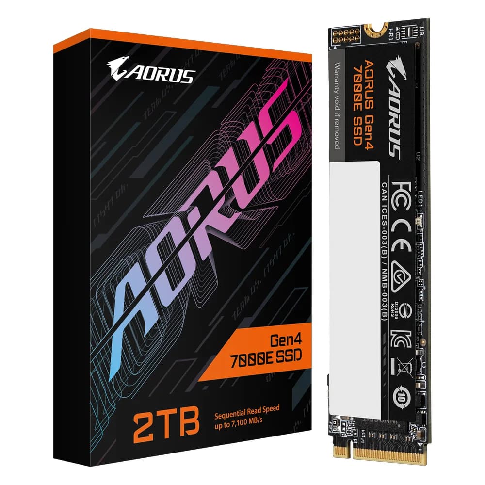 GIGABYTE AORUS Gen4 7000E 2TB PCIe 4.0 NVMe M.2 SSD