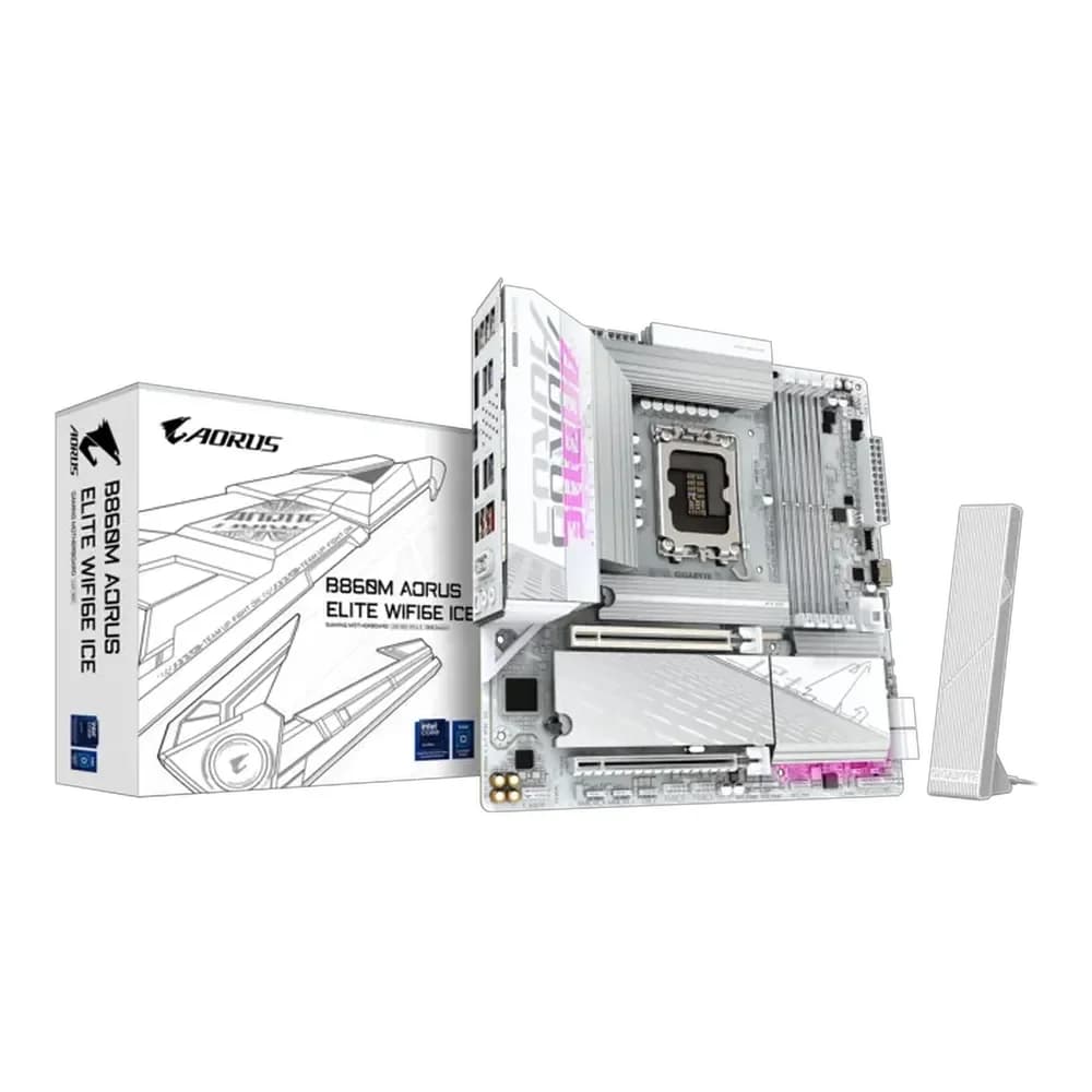 GIGABYTE B860M AORUS Elite WiFi6E ICE