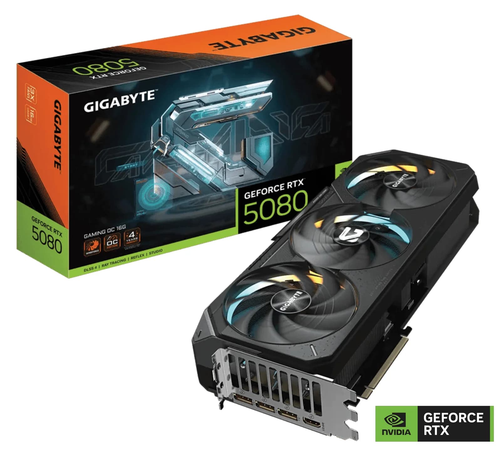GIGABYTE GeForce RTX 5080 Gaming OC 16GB GDDR7 — 1