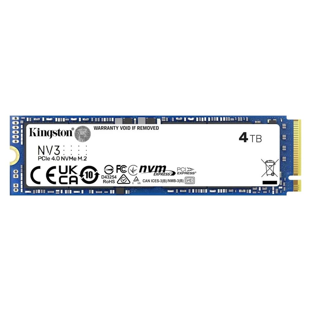 Kingston NV3 4TB PCIe 4.0 NVMe M.2 SSD