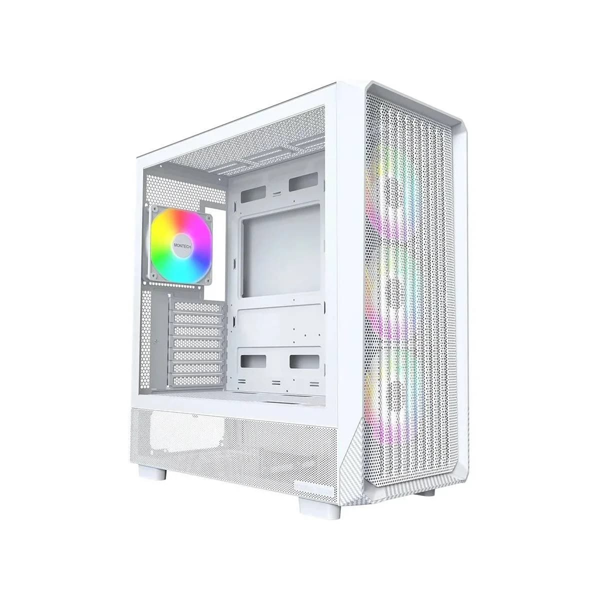 Montech X5 Carbon Fiber Print (White)