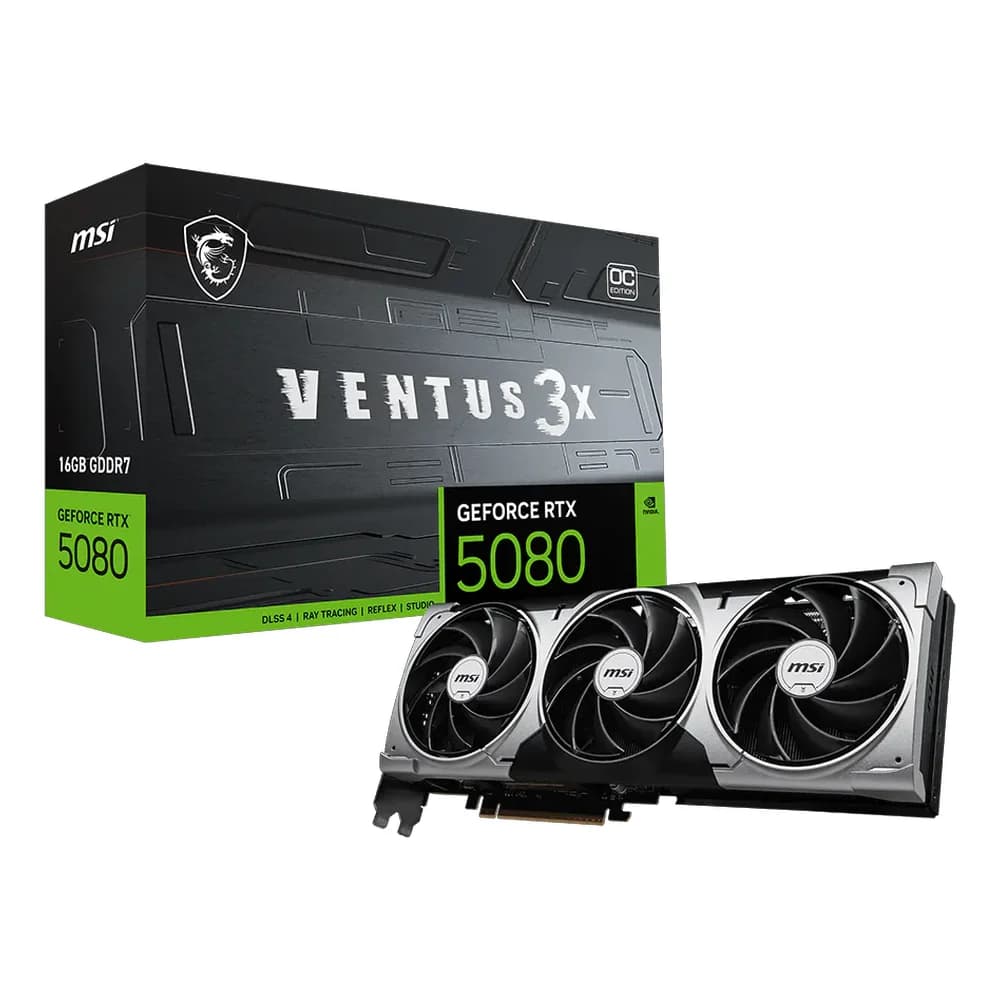 MSI GeForce RTX 5080 Ventus 3X OC 16GB GDDR7