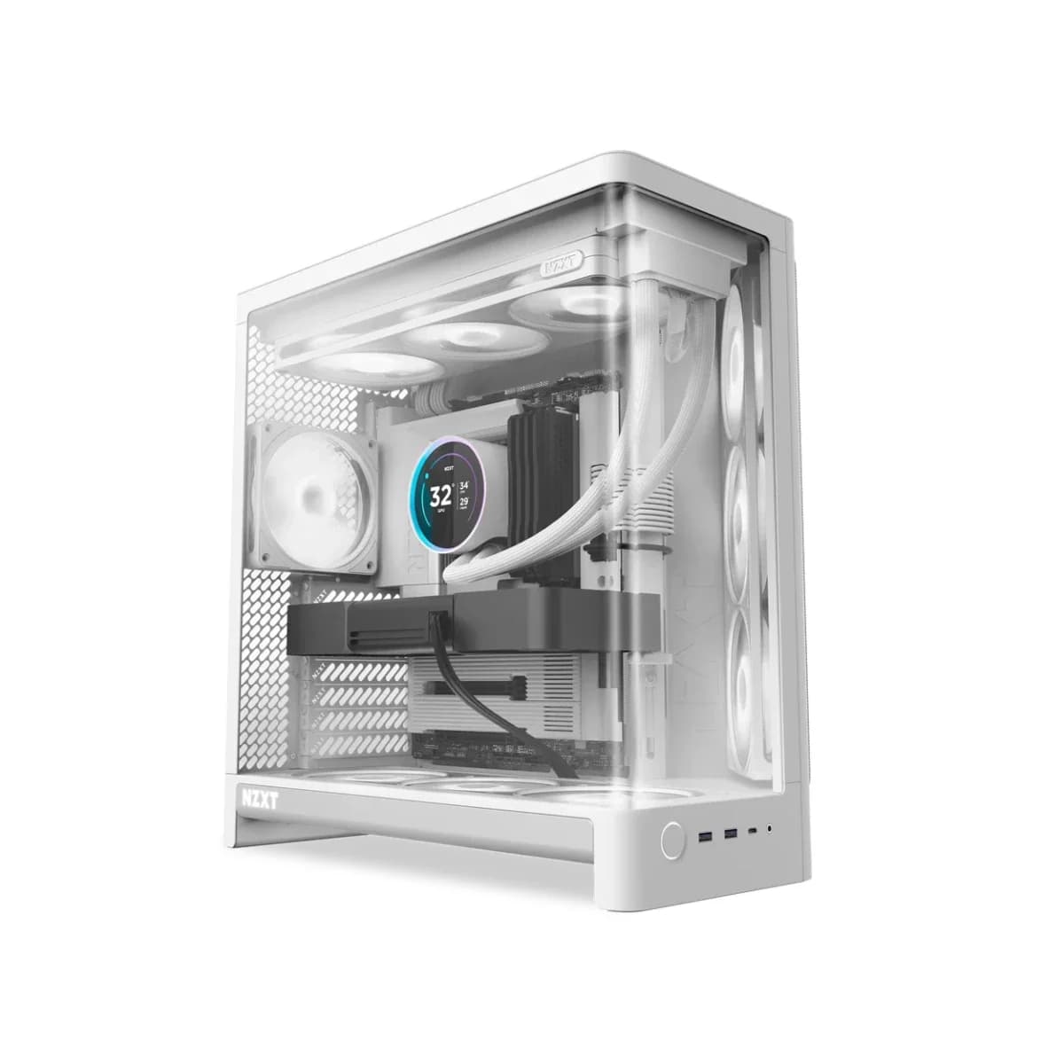 NZXT H6 Compact Dual-Chamber (White)