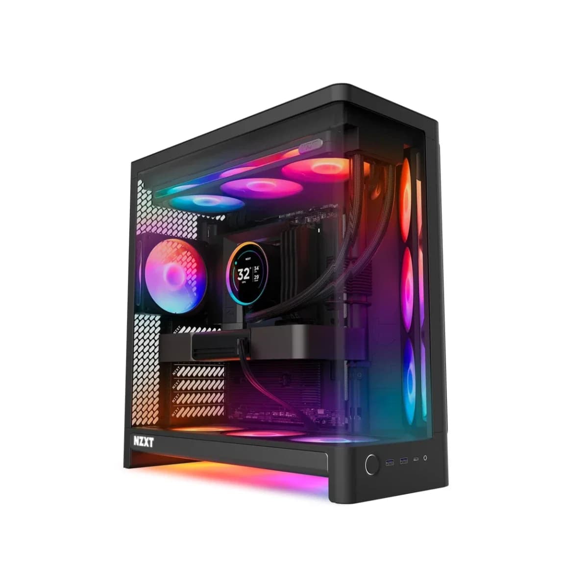 NZXT H6 RGB+ Compact Dual-Chamber (Black)