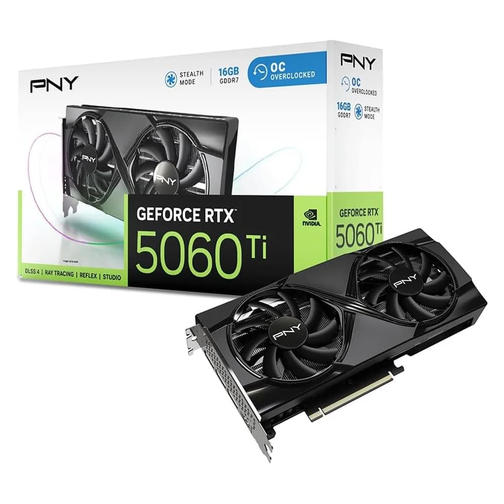 PNY GeForce RTX 5060 Ti OC Dual Fan 16GB GDDR7