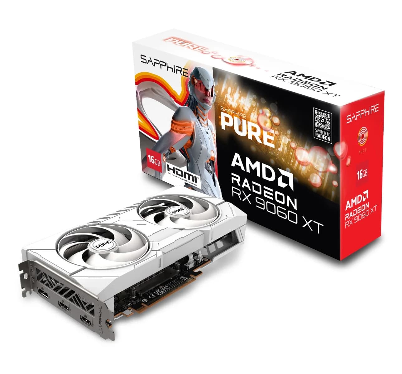 Sapphire PURE Radeon RX 9060 XT 16GB GDDR6